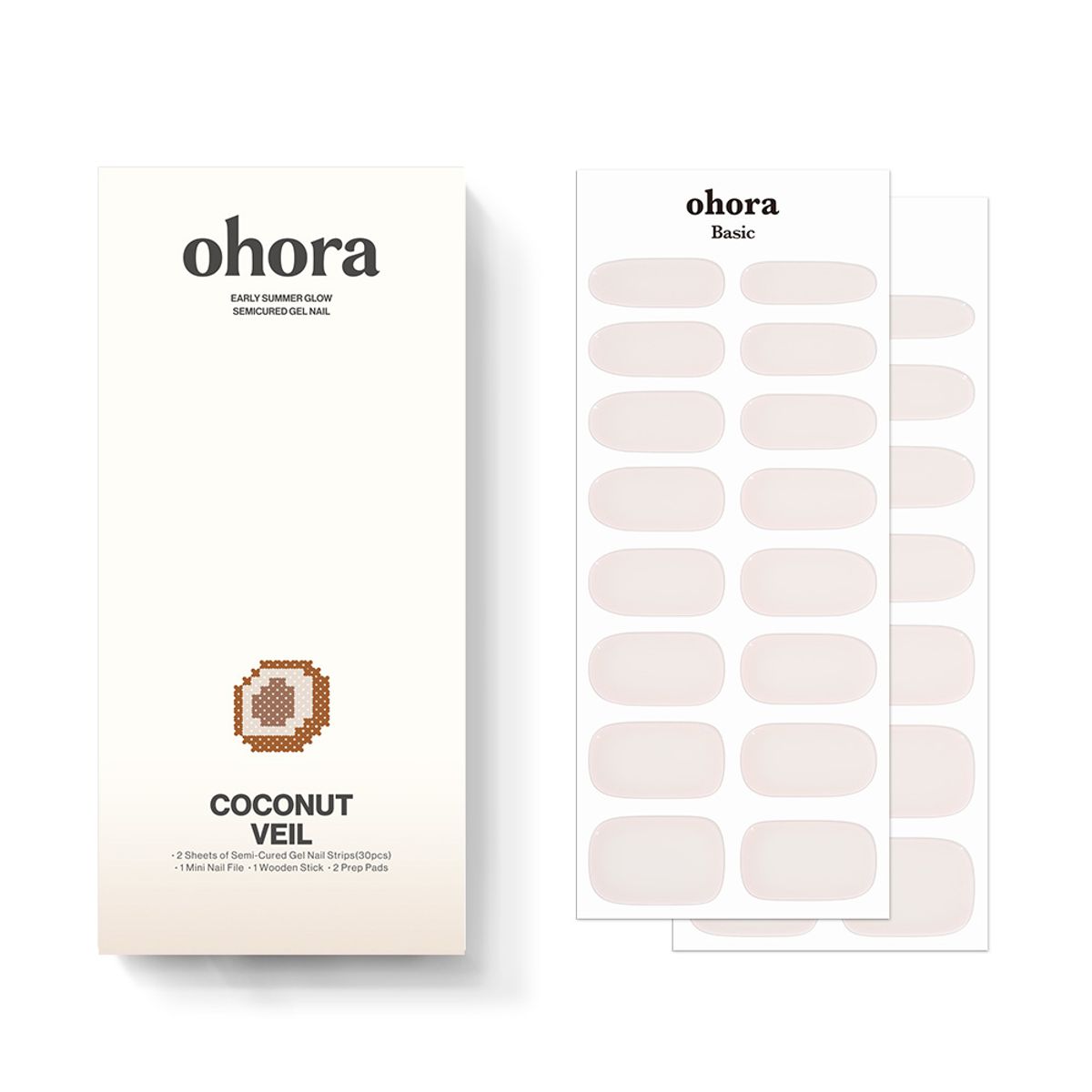 오호라(OHORA) N 코코넛 베일 네일