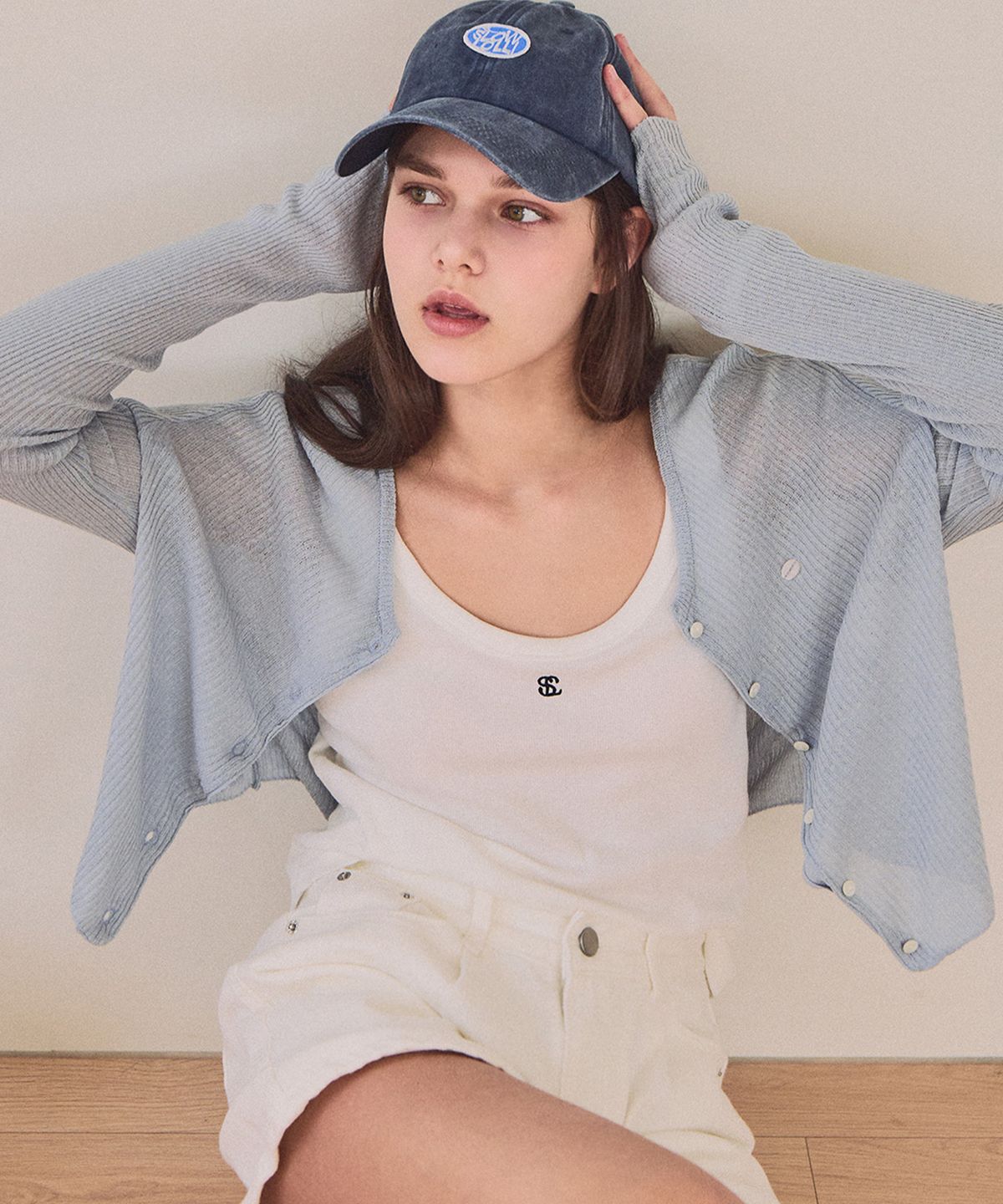 슬로우롤리(SLOWLOLLI) Mellow linen cardigan_5 Colors