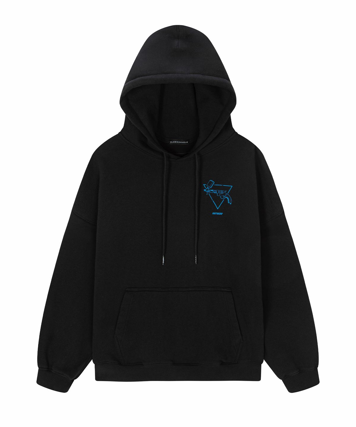 블레민크벨드(VLEMINCKVELD) ANTWERP Spray gun logo Hoodie_Black, Blue