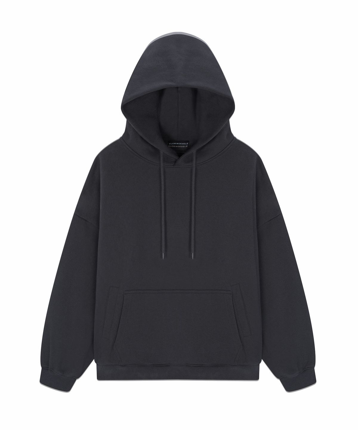 블레민크벨드(VLEMINCKVELD) ANTWERP Handshape Emblem Hoodie_Gray
