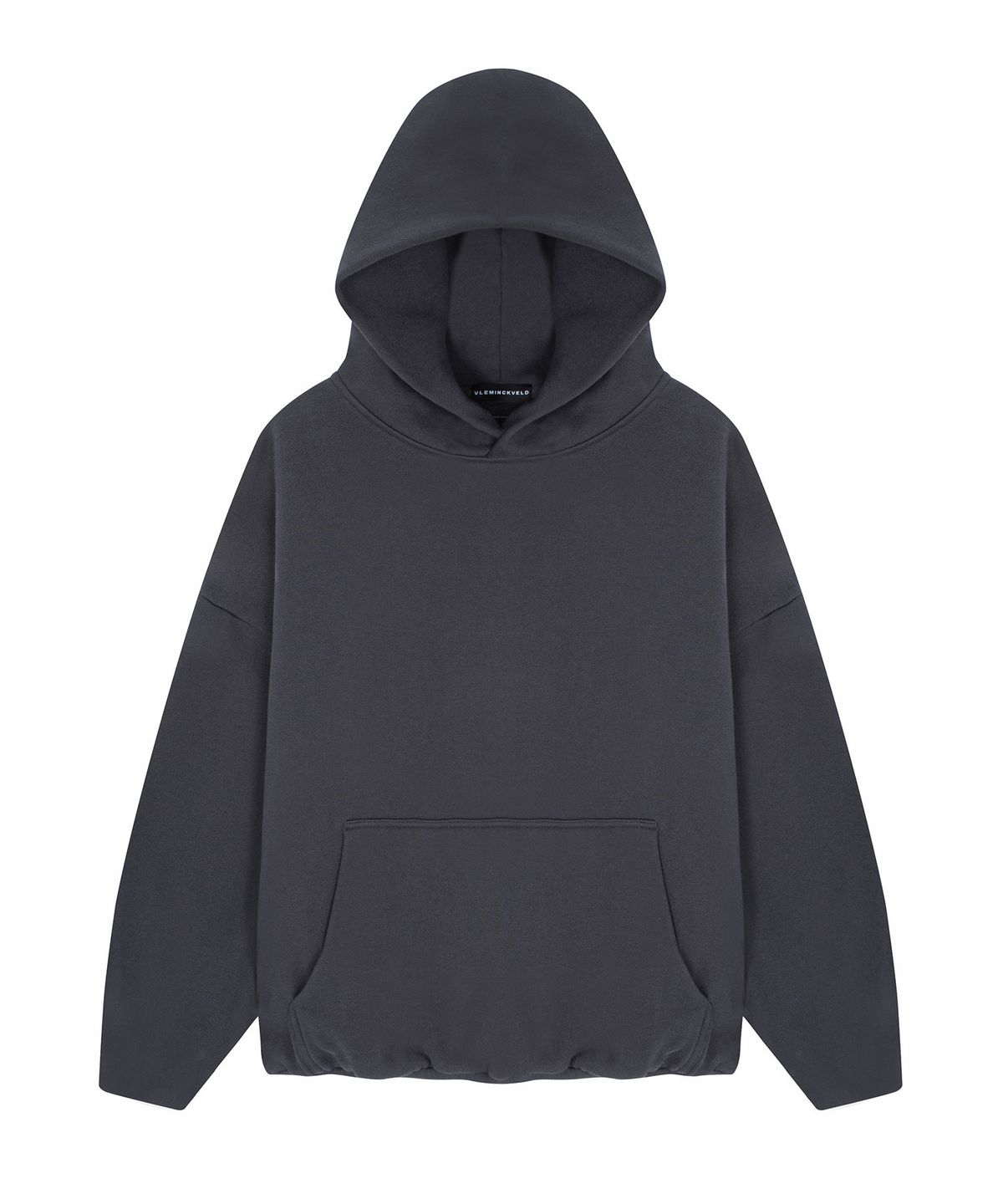 블레민크벨드(VLEMINCKVELD) Vleminckveld Ink spray Oversize Hoodie_Gray, Black