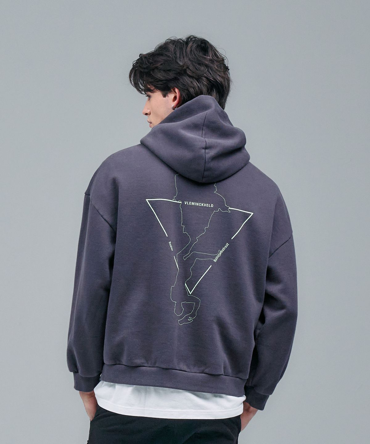 블레민크벨드(VLEMINCKVELD) Vleminckveld Brabo Box Hoodie_Gray, Green