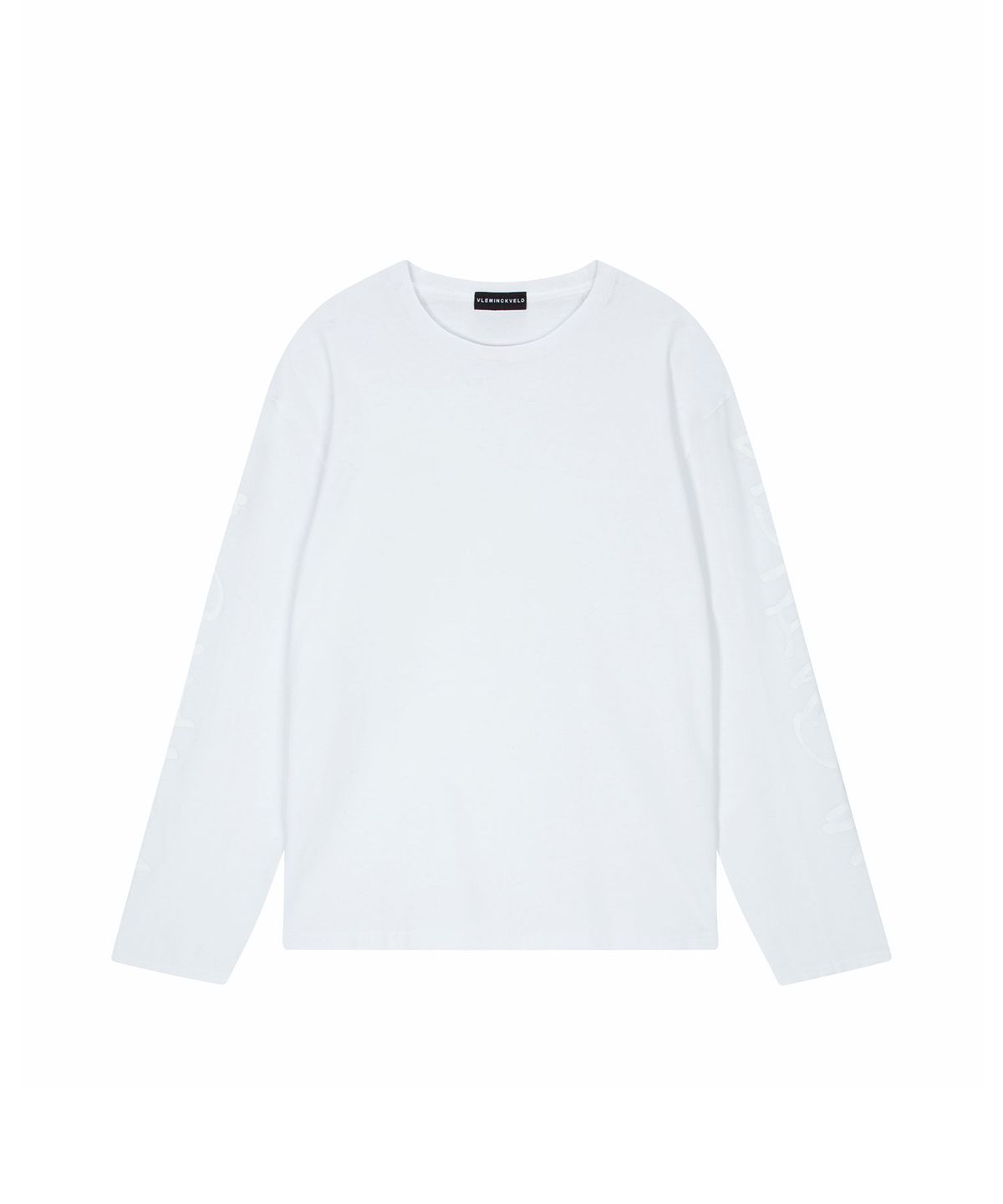 블레민크벨드(VLEMINCKVELD) Sleeve Ink Spray Long sleeve_White, White
