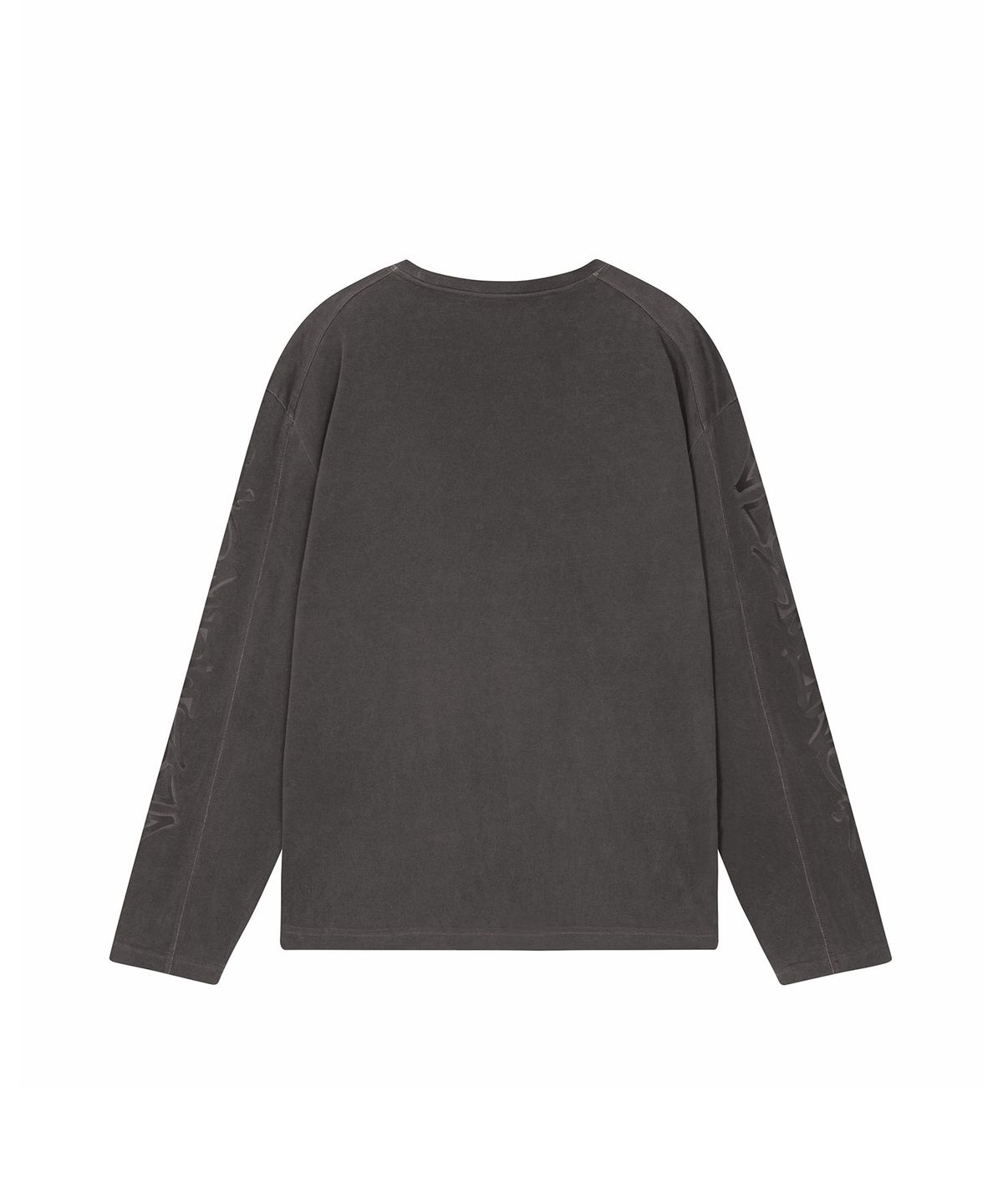 블레민크벨드(VLEMINCKVELD) Sleeve Ink Spray Long sleeve_Gray, Black