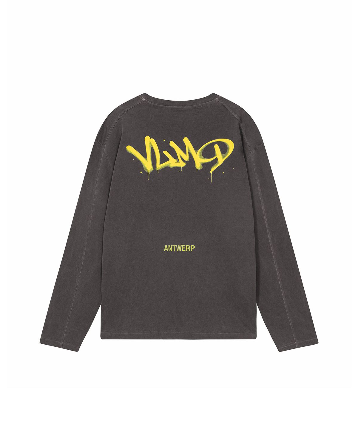 블레민크벨드(VLEMINCKVELD) VLMD Ink spray Long sleeve_Gray, Yellow