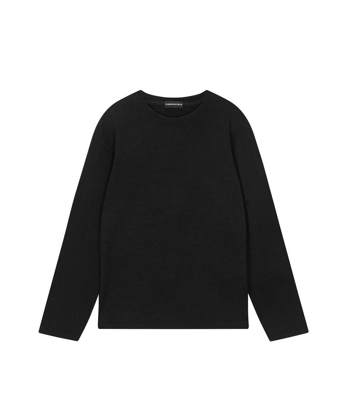 블레민크벨드(VLEMINCKVELD) VLMD Ink spray Long sleeve_Black, White
