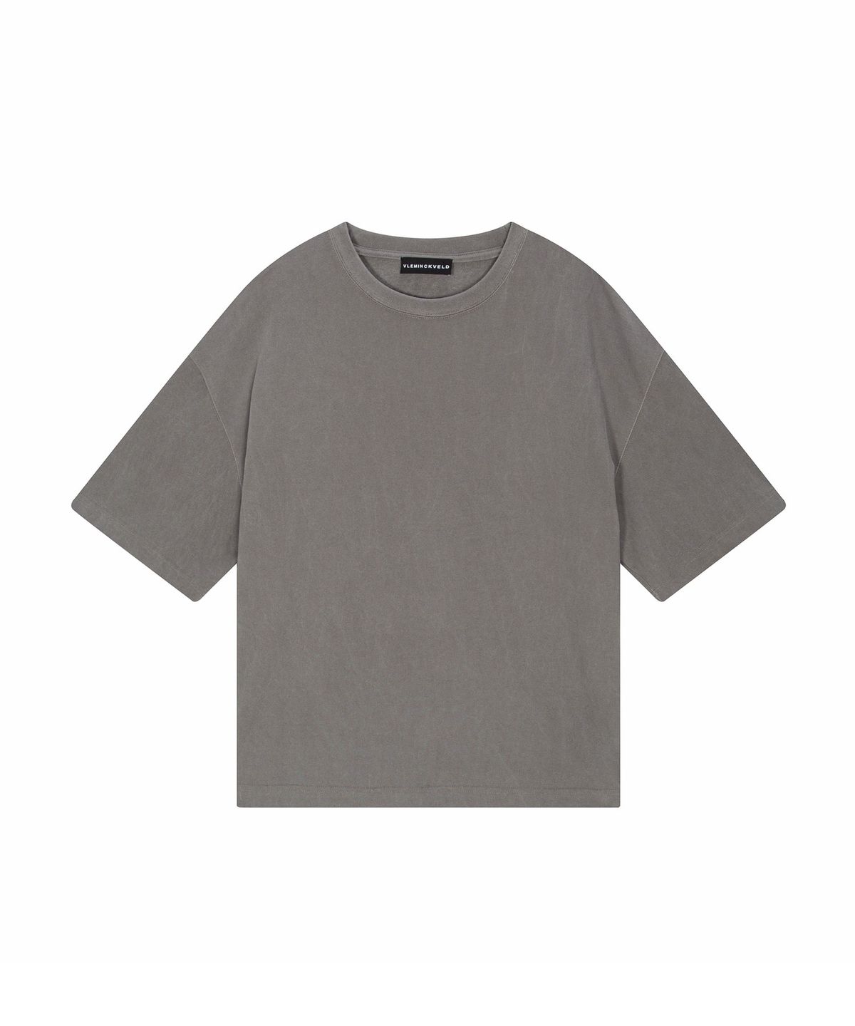 블레민크벨드(VLEMINCKVELD) V-neon Pigment Oversized T-shirts_Gray, Gray