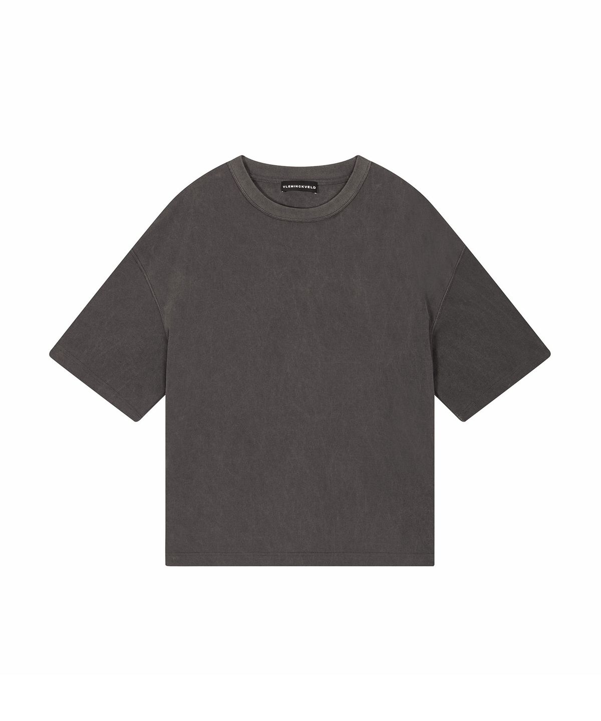 블레민크벨드(VLEMINCKVELD) V-neon Pigment Oversize T-shirts_Gray, Pink
