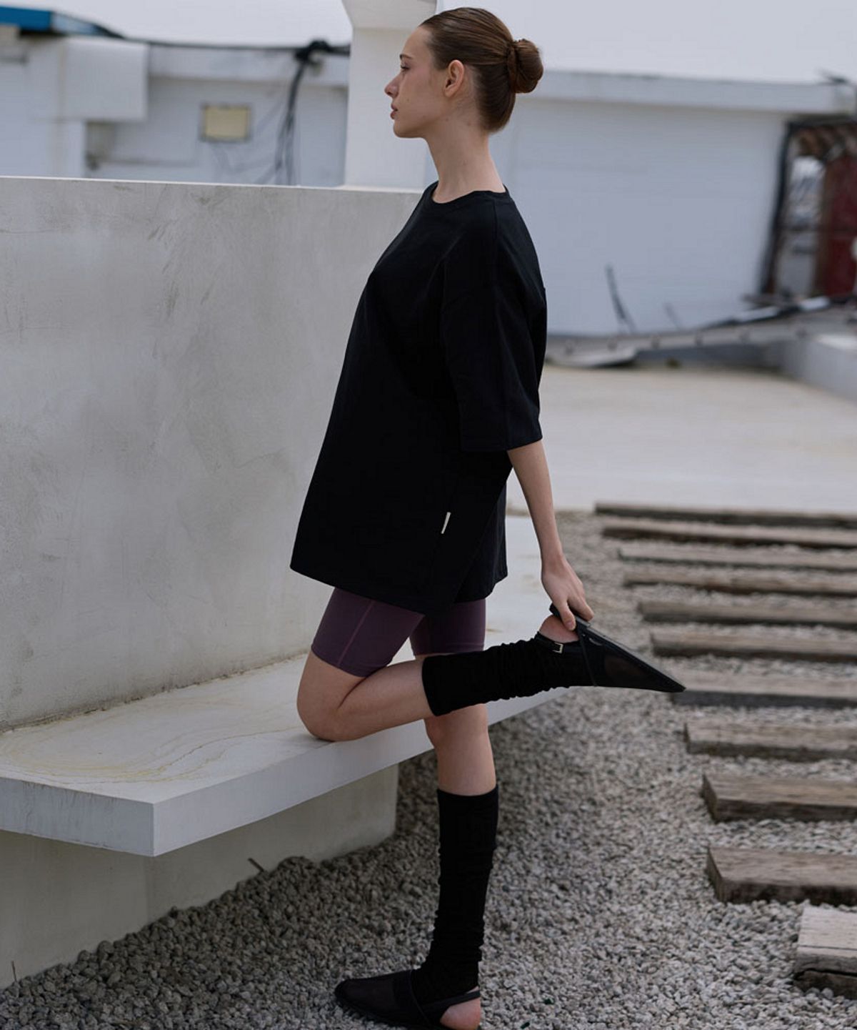 데비웨어(DEVIWEAR) 시어 립 레그 워머 DEVI-S0007 (6colors)