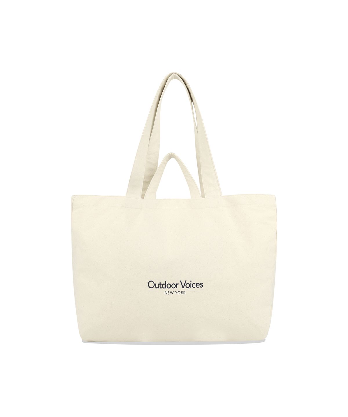 아웃도어 보이스(OUTDOOR VOICES) SIGNATURE CANVAS SHOULDER BAG (IVORY)