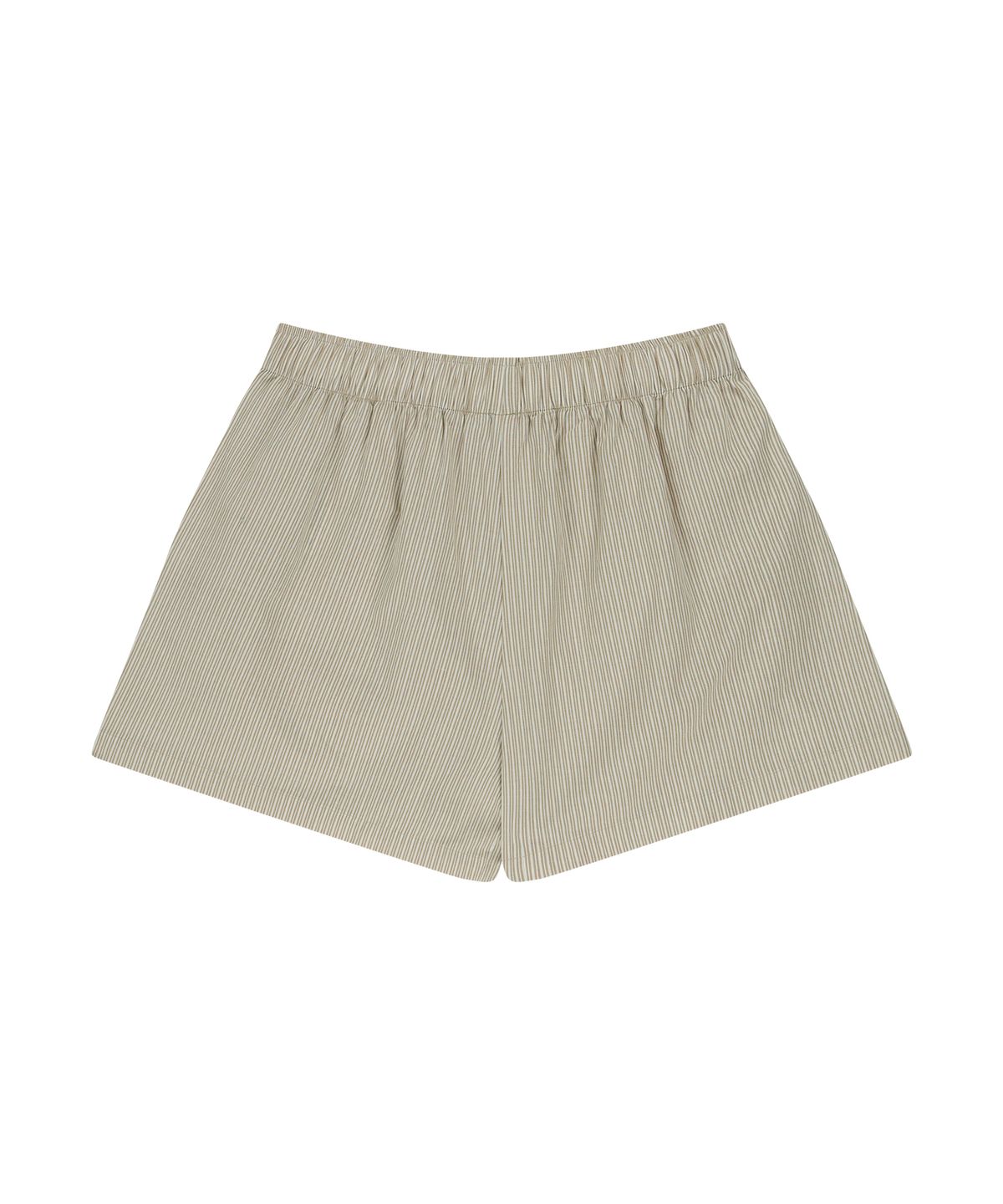아웃도어 보이스(OUTDOOR VOICES) (W)STRIPE COMFORT BOXER SHORTS (BEIGE)