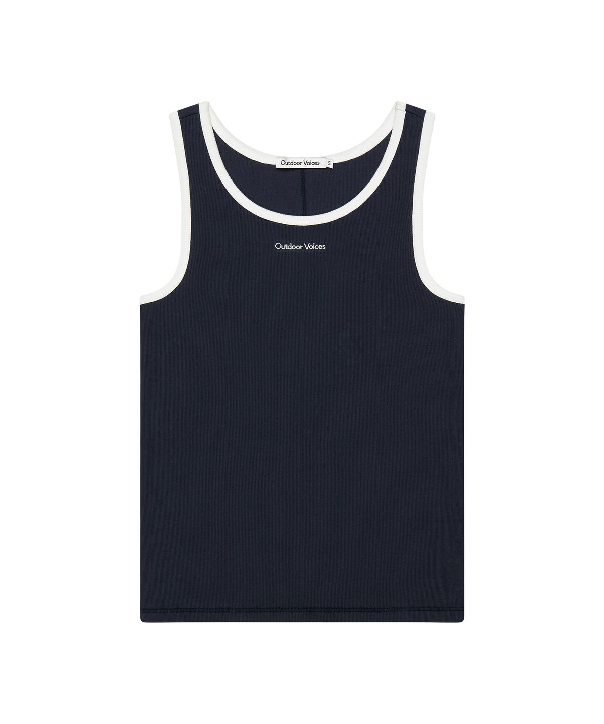 아웃도어 보이스(OUTDOOR VOICES) (W)LINING RINGER SLEEVELESS (NAVY)