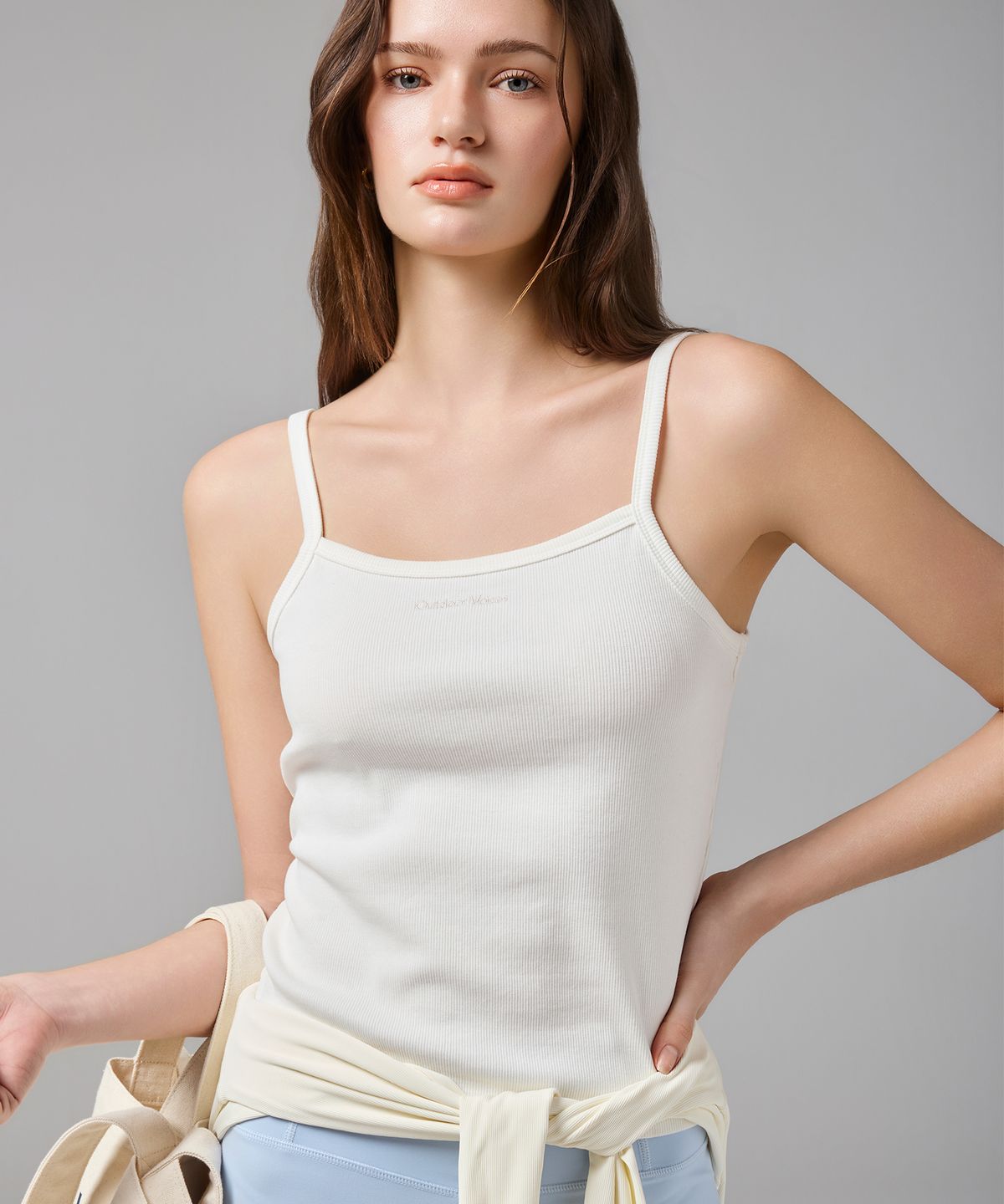 아웃도어 보이스(OUTDOOR VOICES) (W)ESSENTIAL STRAP SLEEVELESS (WHITE)