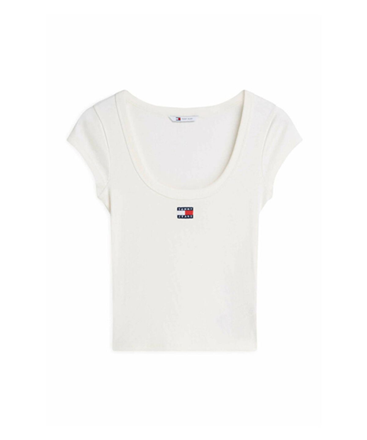 타미진스(TOMMY JEANS) 슬림 립 배지 티셔츠 (T32G6TTO11TWT1YBH)