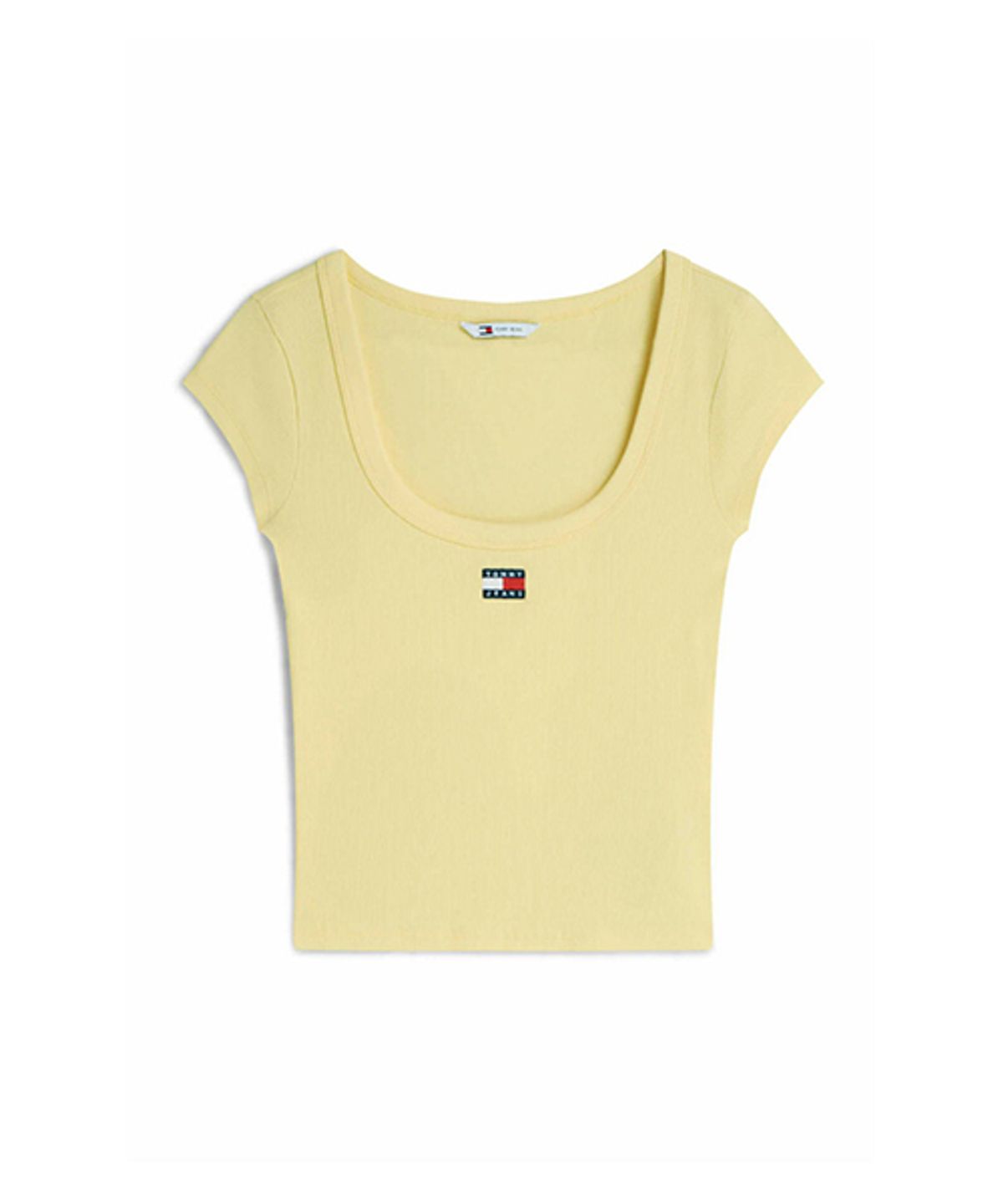 타미진스(TOMMY JEANS) 슬림 립 배지 티셔츠 (T32G6TTO11TWT1ZF0)