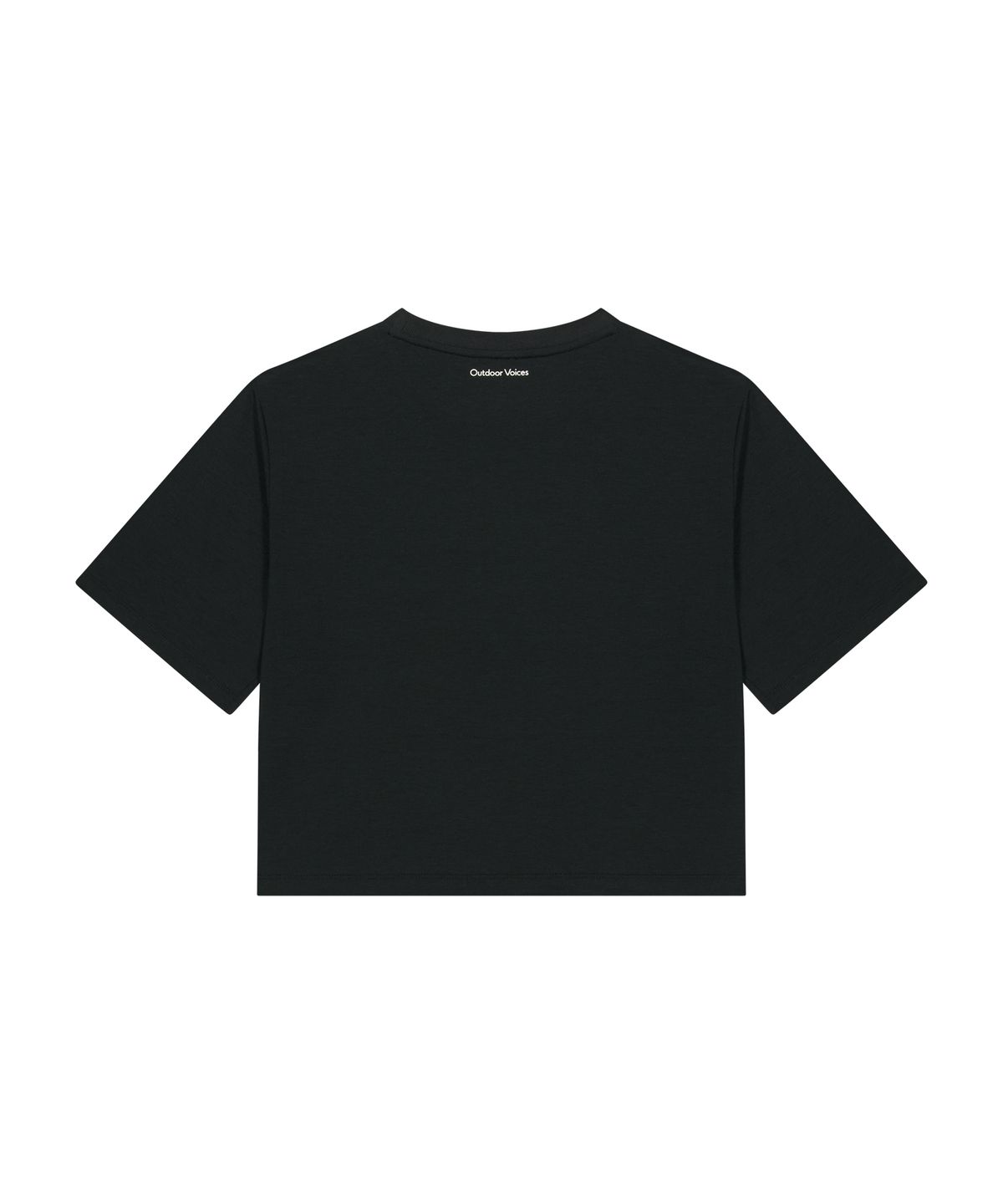 아웃도어 보이스(OUTDOOR VOICES) (W)Drysil COOL CROP TEE (BLACK)