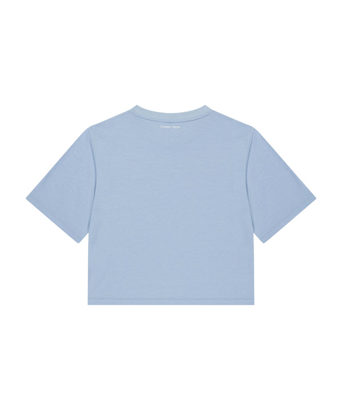 아웃도어 보이스(OUTDOOR VOICES) (W)Drysil COOL CROP TEE (SKY BLUE)