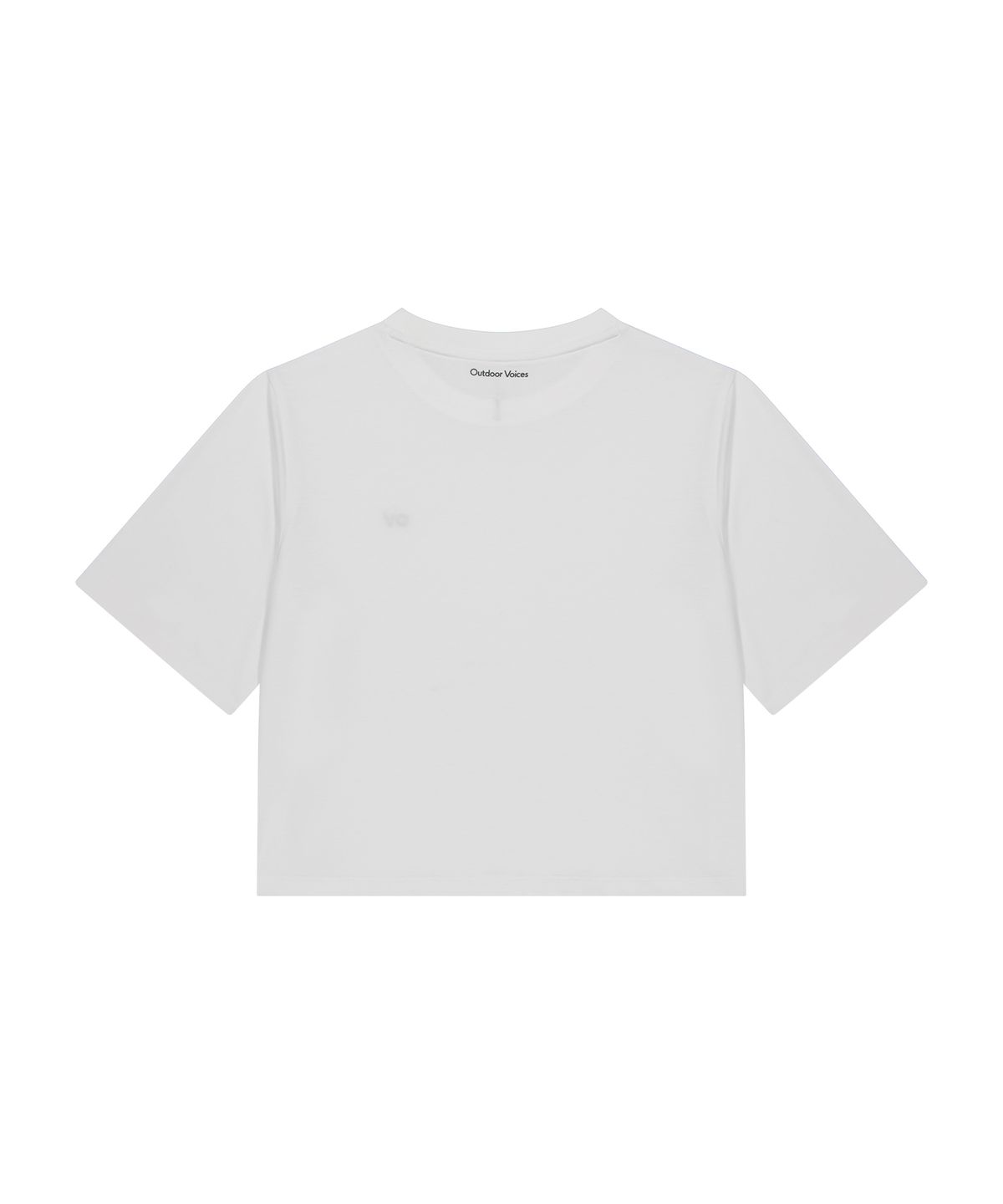 아웃도어 보이스(OUTDOOR VOICES) (W)Drysil COOL CROP TEE (WHITE)