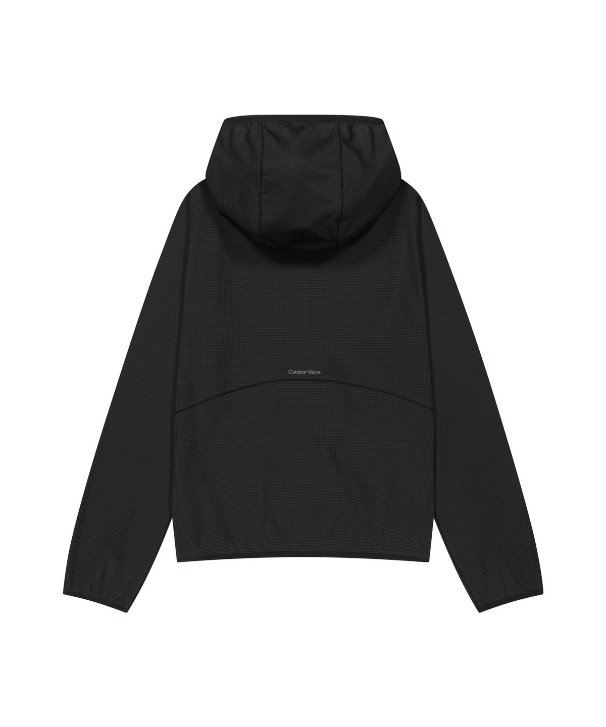 아웃도어 보이스(OUTDOOR VOICES) Technol-OV™ GRID AIR MESH ZIP UP HOODIE (BLACK)