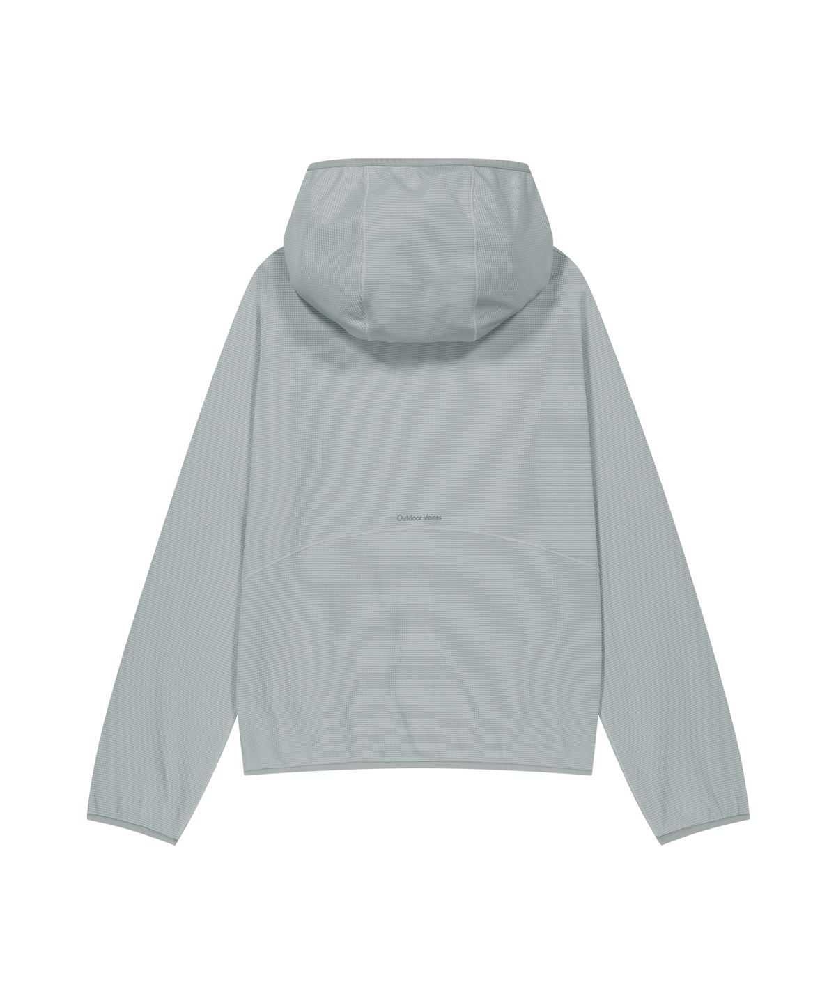 아웃도어 보이스(OUTDOOR VOICES) Technol-OV™ GRID AIR MESH ZIP UP HOODIE (GRAY)