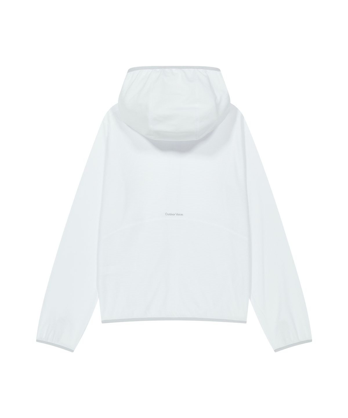 아웃도어 보이스(OUTDOOR VOICES) Technol-OV™ GRID AIR MESH ZIP UP HOODIE (WHITE)