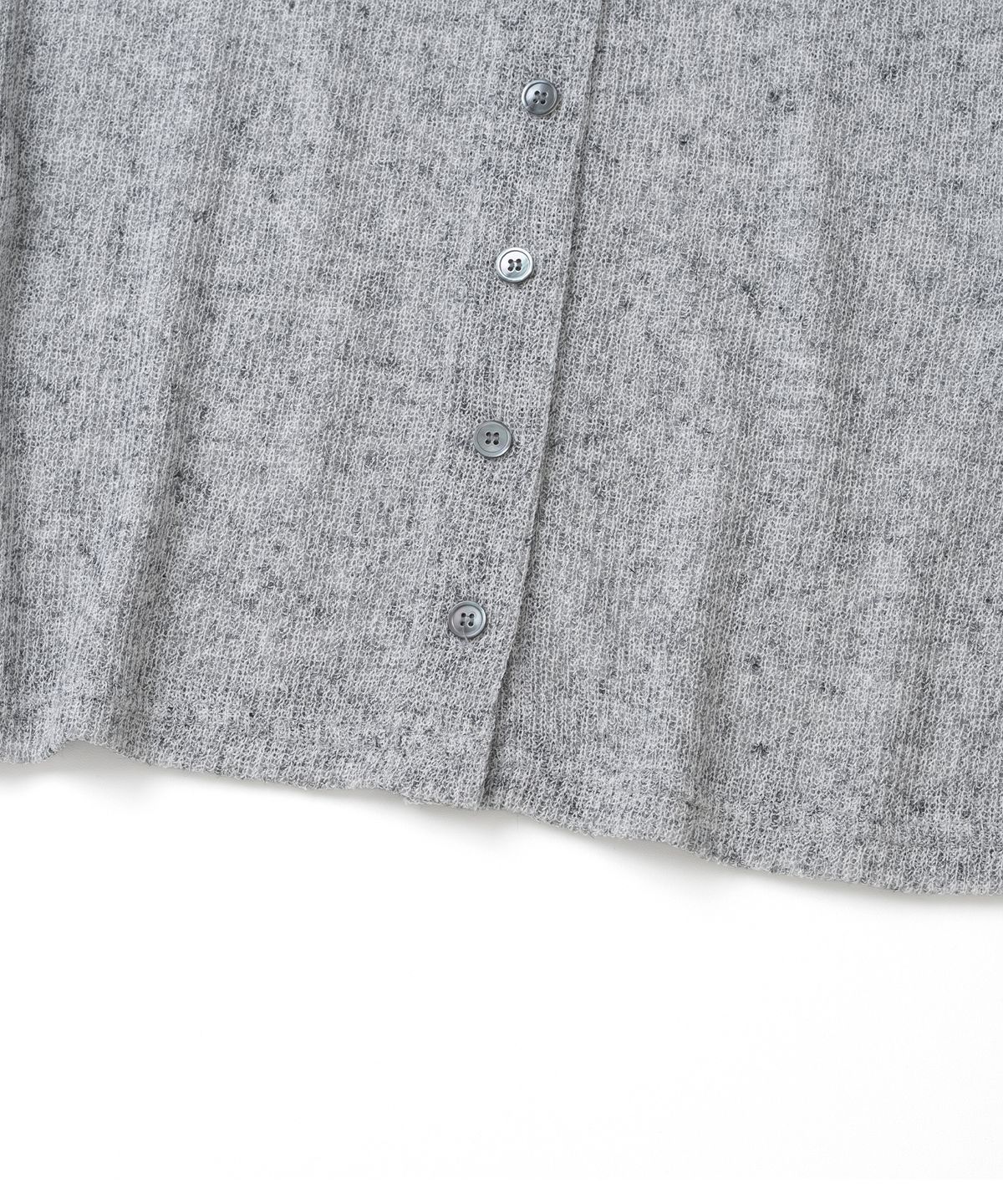 니티드(KNITTED) (UNISEX) 썸머 롱 슬리브 가디건 GREY