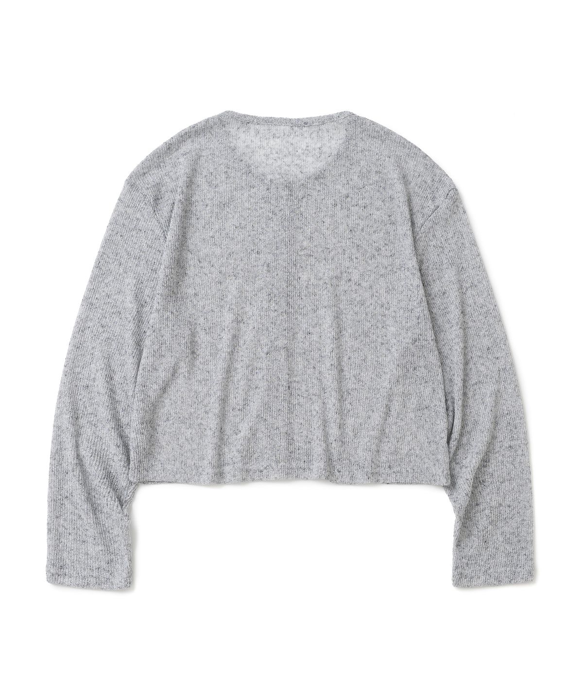 니티드(KNITTED) (UNISEX) 썸머 롱 슬리브 가디건 GREY