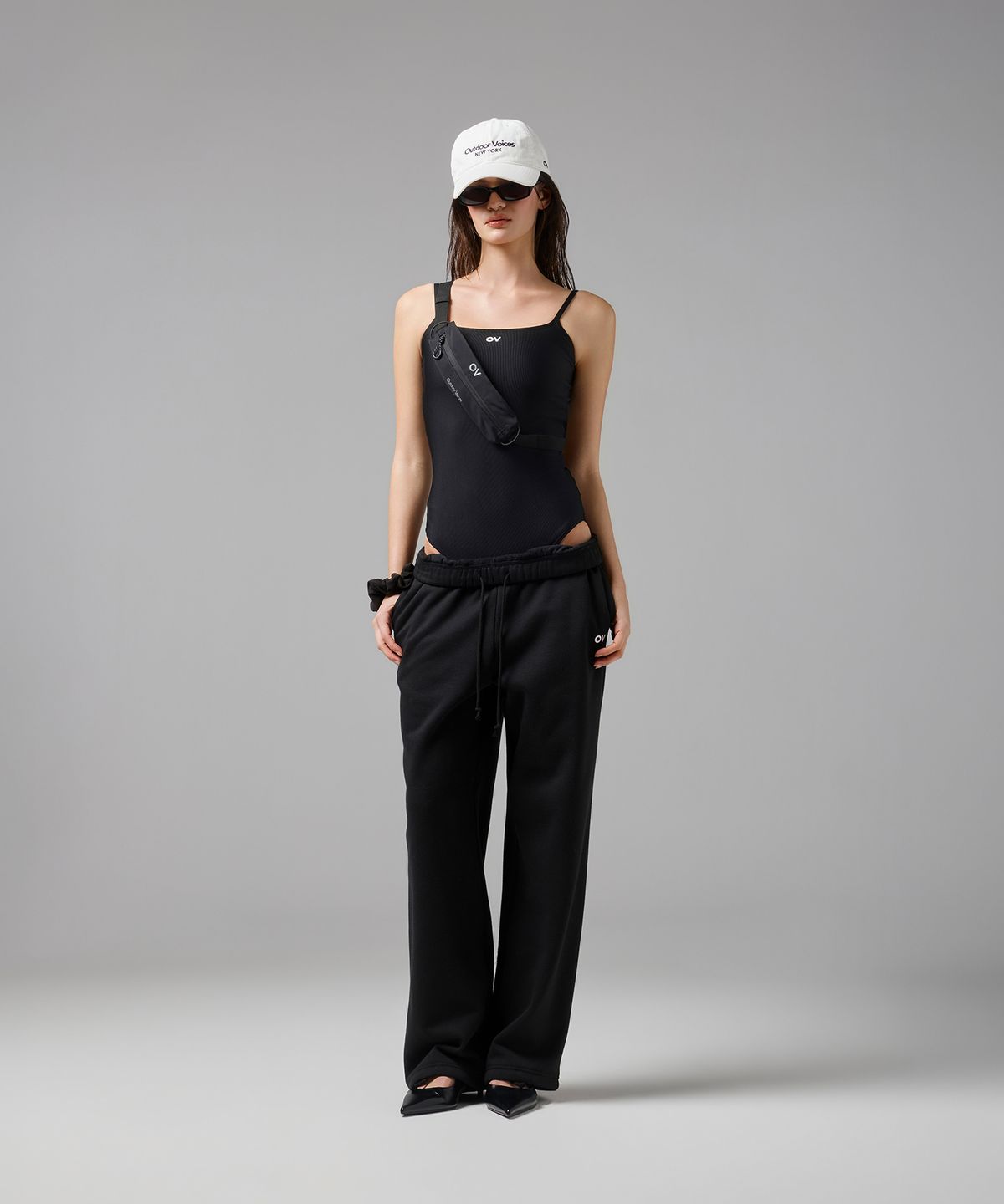 아웃도어 보이스(OUTDOOR VOICES) (W)Technol-OV™ SPEED ONE-PIECE SWIMSUIT (BLACK)