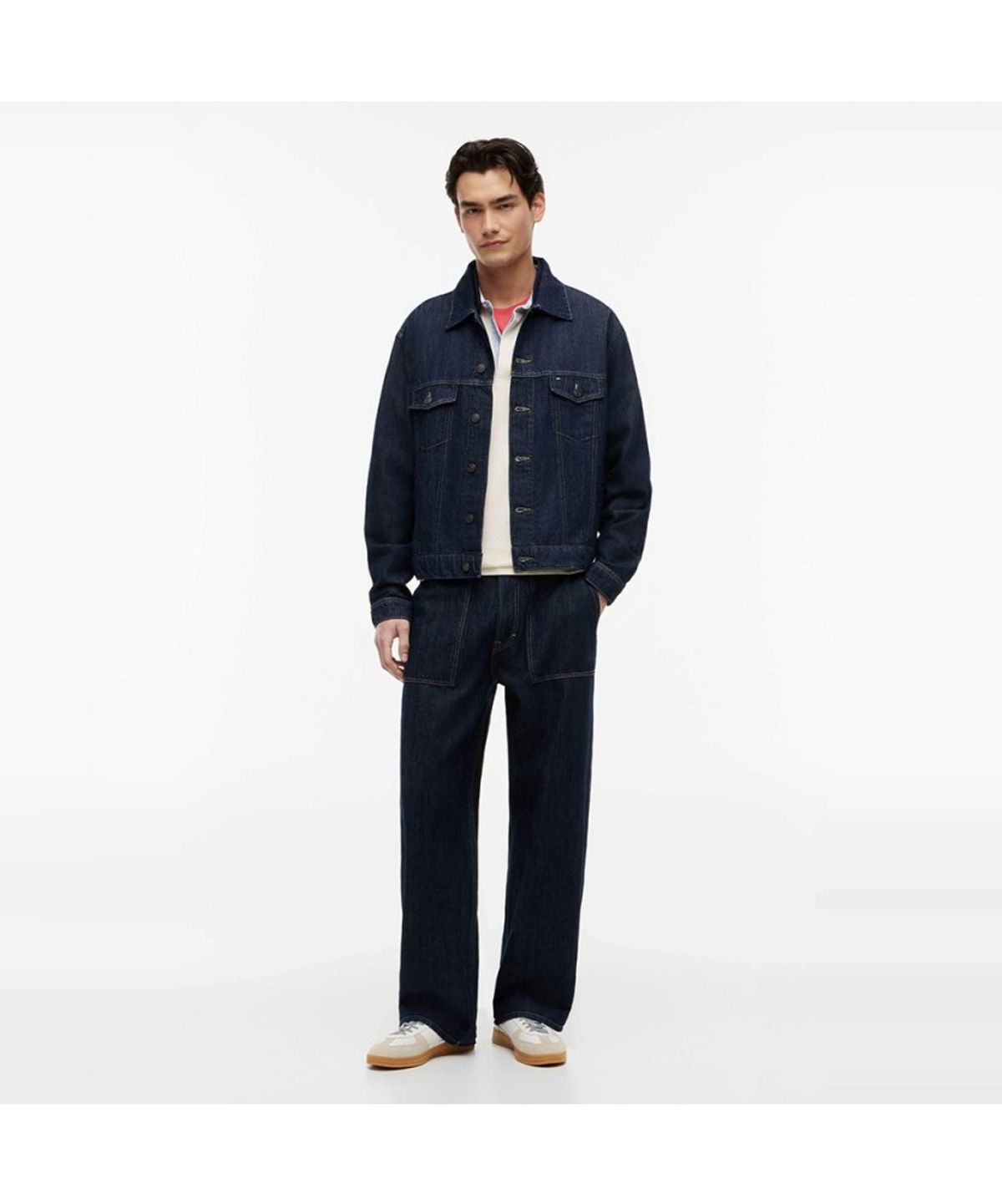타미진스(TOMMY JEANS) 제이미 릴렉스 데님 재킷 (T32G6NJC11TMT11BK)
