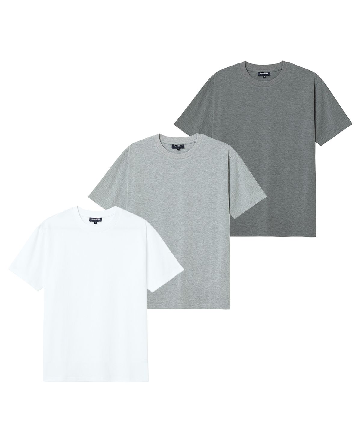 누아트 스튜디오(NUART STUDIO) [2pack] 프레임 머슬핏 반팔 티셔츠_5colors