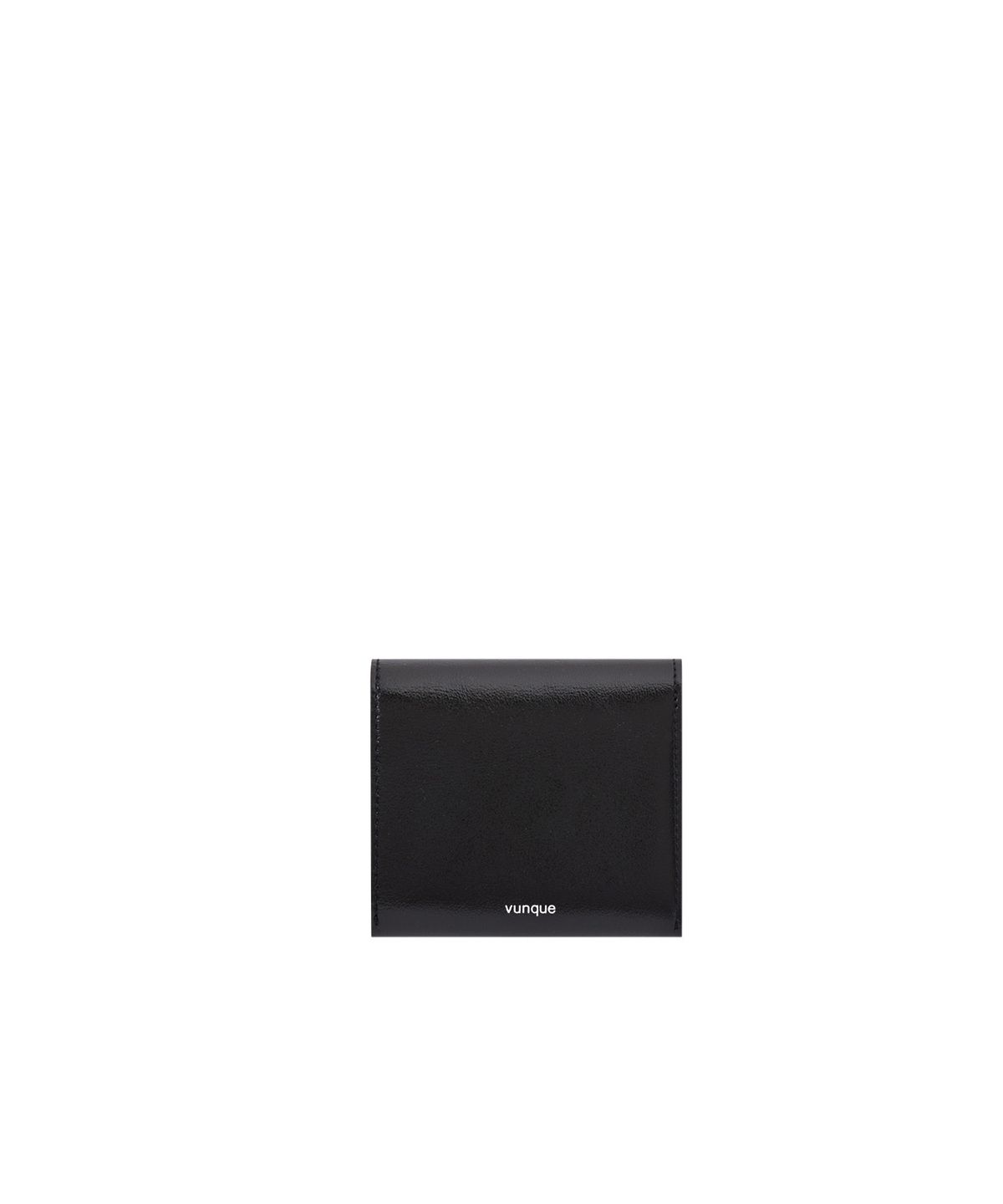 분크(VUNQUE) Occam Lune Double Face Half Wallet (오캄 룬 더블 페이스 반지갑) Black