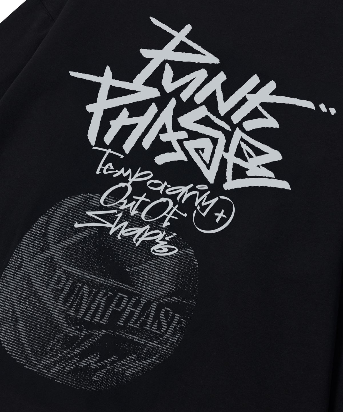 펑크페이즈(PUNKPHASE) [2차 리오더] Ascii Ball Tee Black