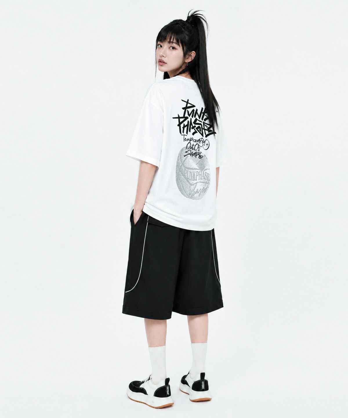 펑크페이즈(PUNKPHASE) [2차 리오더] Ascii Ball Tee Off White