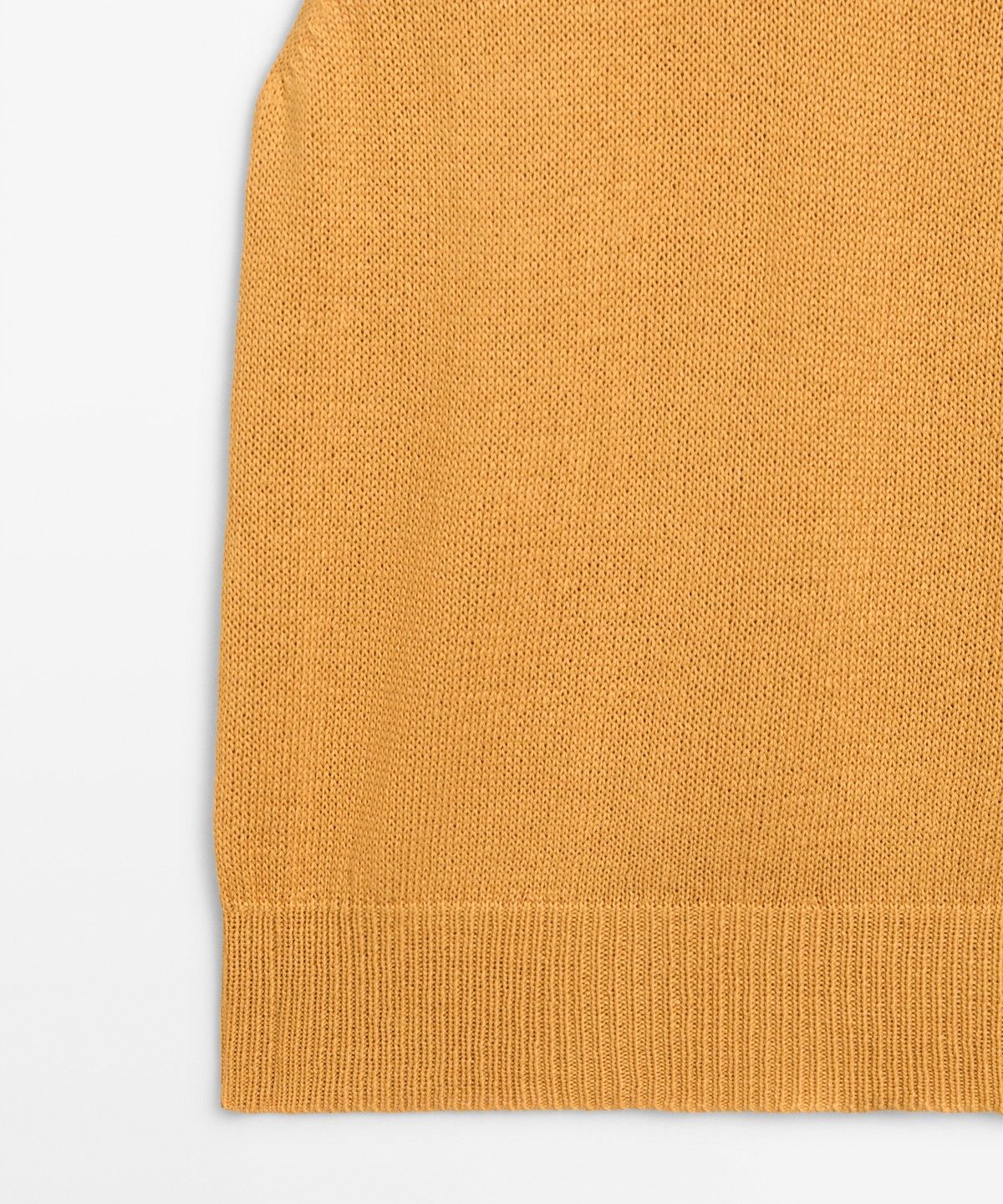 마시모두띠(MASSIMO DUTTI) 슬리브리스 홀터넥 니트 탑