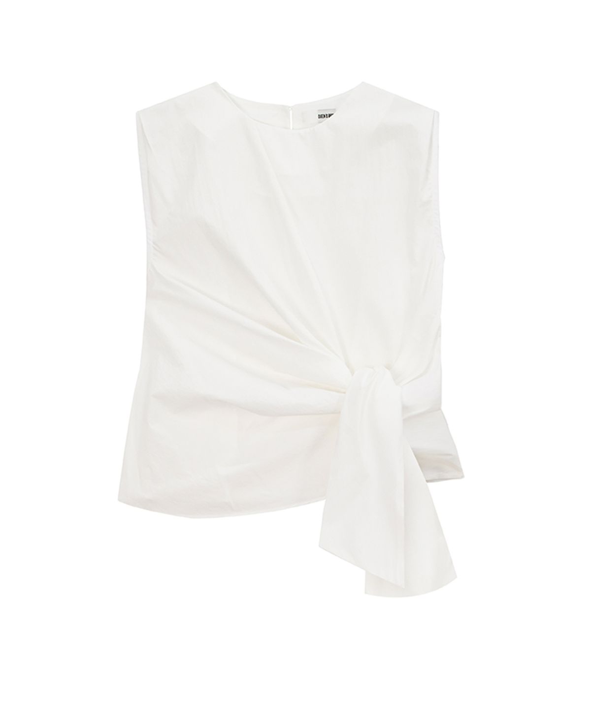 퀸스래빗(Q'SRB) Side-Tie Wrapped Sleeveless Blouse