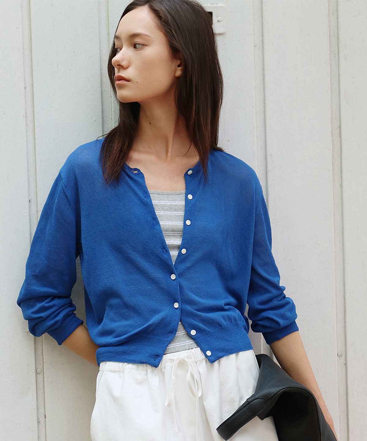 퀸스래빗(Q'SRB) Sheer Cotton-Blend Summer Cardigan