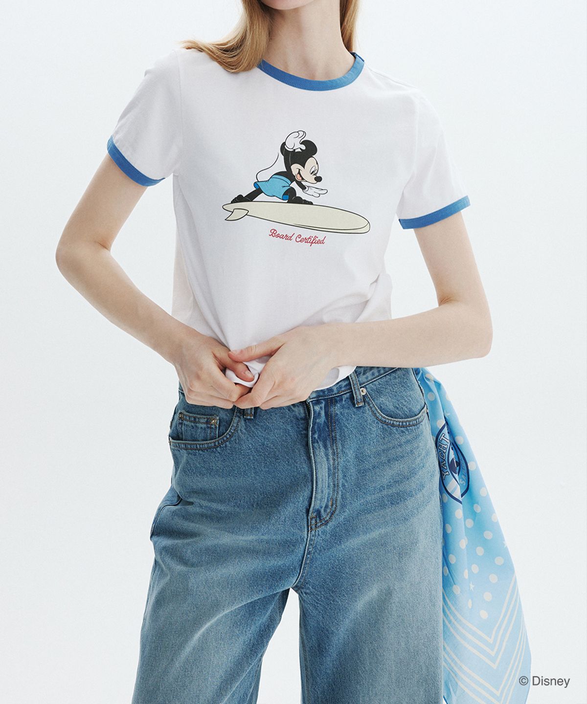클로브(CLOVE) [26SM clove] Mickey_Pattern Bandana (2color)