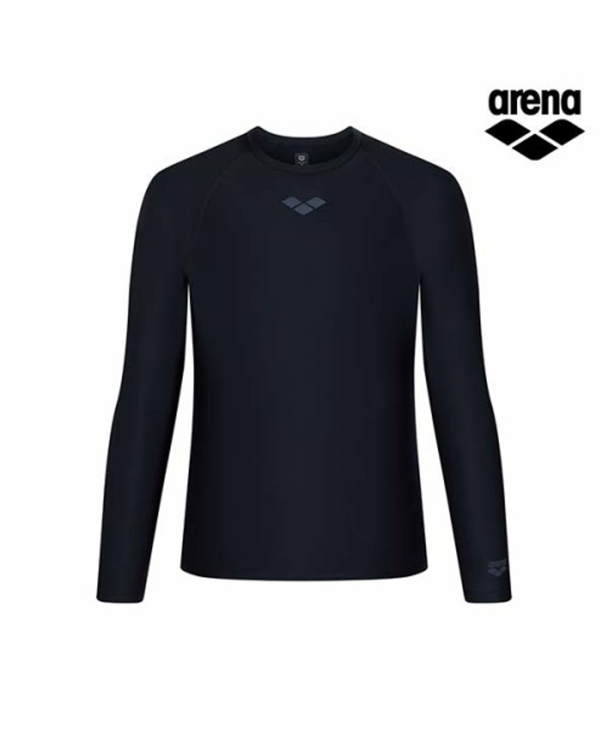아레나(ARENA) 아이스핏 남성 롱슬리브 래쉬가드 A6BM1RR18BLK