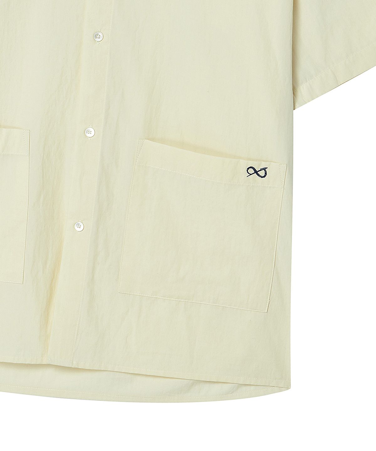 비욘드클로젯(BEYOND CLOSET) [COLLECTION LINE] 럭스 페브릭 포켓 셔츠 버터