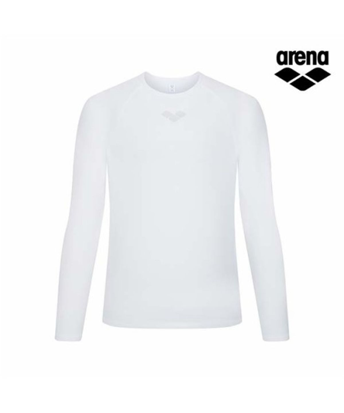 아레나(ARENA) 아이스핏 남성 롱슬리브 래쉬가드 A6BM1RR18WHT