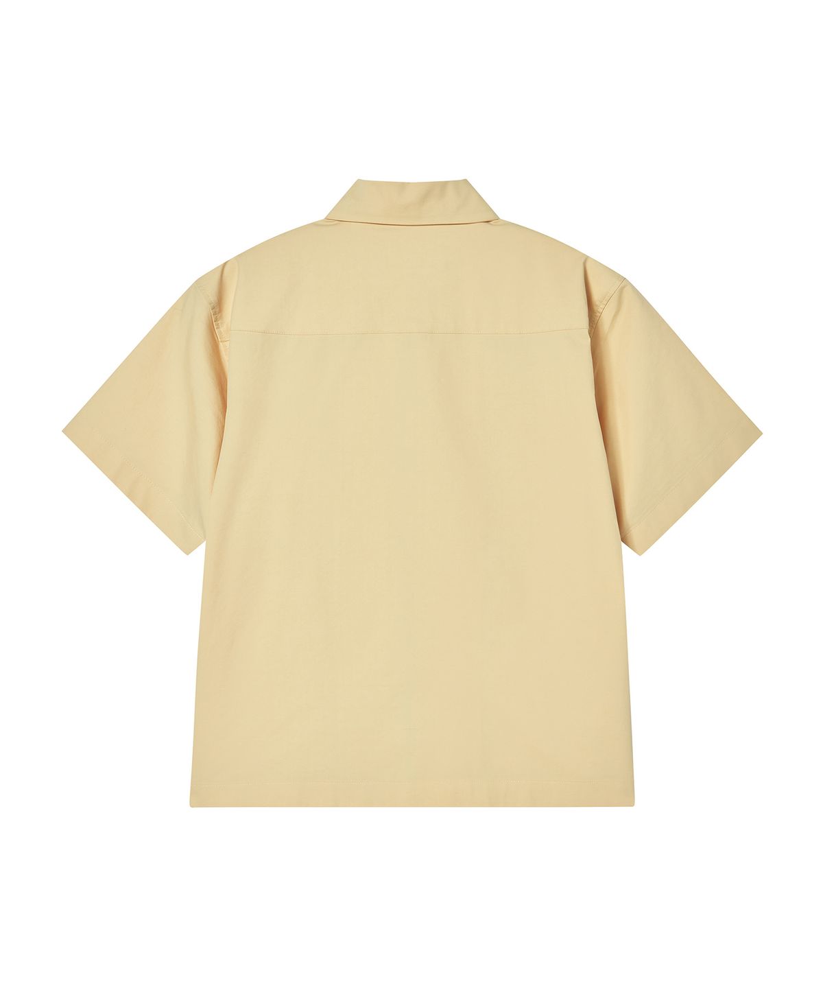 비욘드클로젯(BEYOND CLOSET) [COLLECTION LINE] 럭스 가먼츠 페브릭 포켓 집업 셔츠 버터