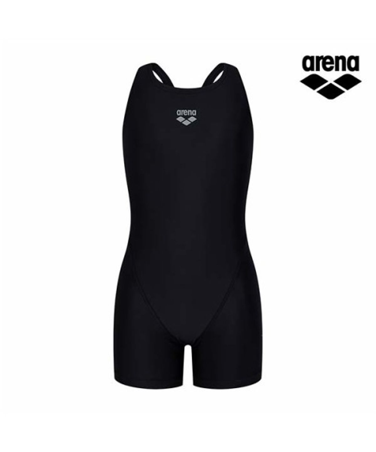 아레나 키즈(ARENA KIDS) 다이빙 펭귄 아동 3부 반신 레이서백 A6BG1PG63BLK