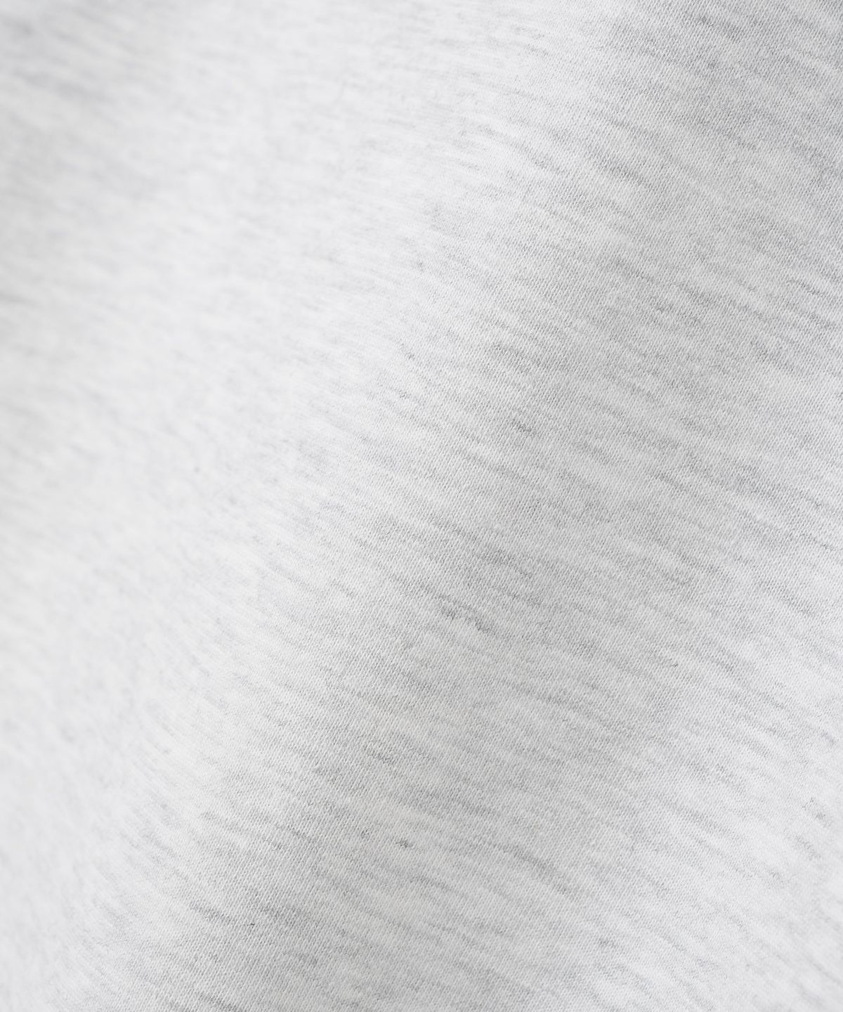 밀로 아카이브(MILLO ARCHIVE) 더블 인시전 티셔츠 [화이트 멜란지]