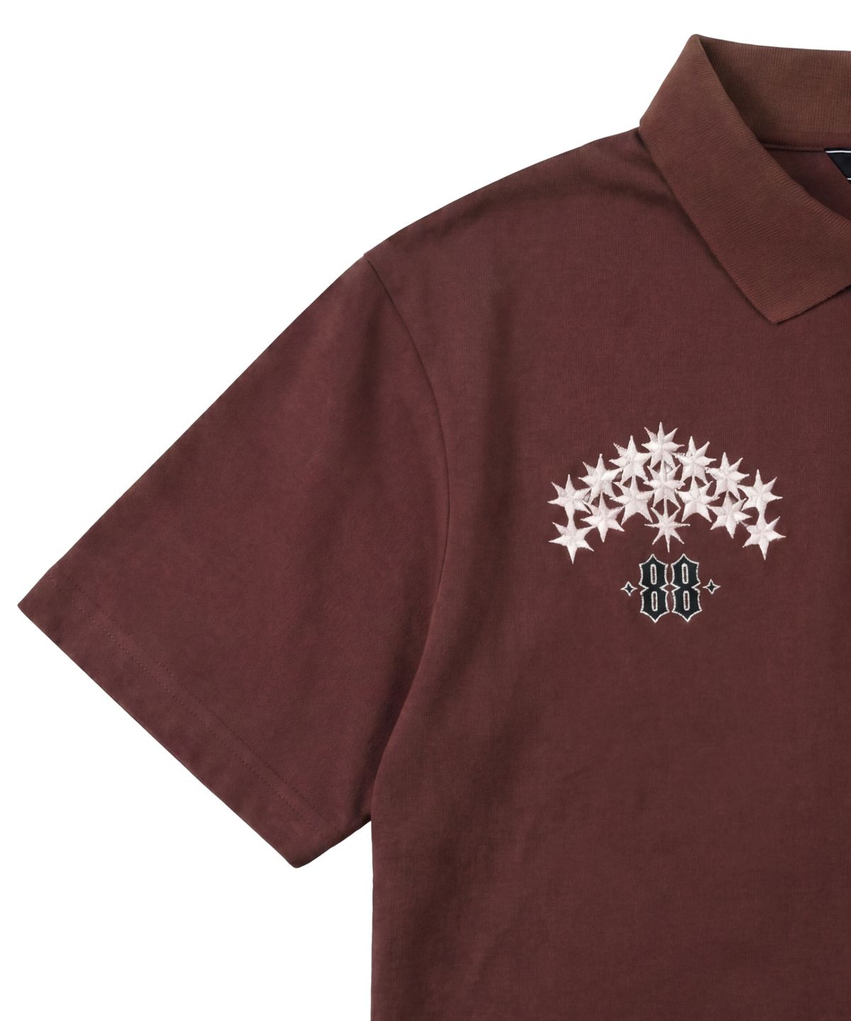 아이돈워너셀(IDWS) Star Ridge Polo Shirt Burgundy