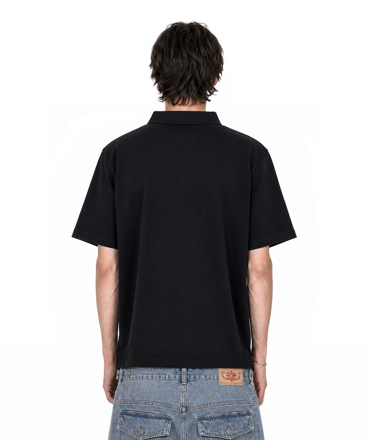 아이돈워너셀(IDWS) Star Ridge Polo Shirt Black