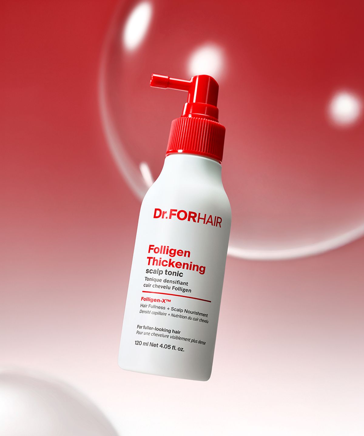 닥터포헤어(DR.FORHAIR) 볼륨강화 두피영양제 폴리젠 씨크닝 스칼프 토닉 120ml