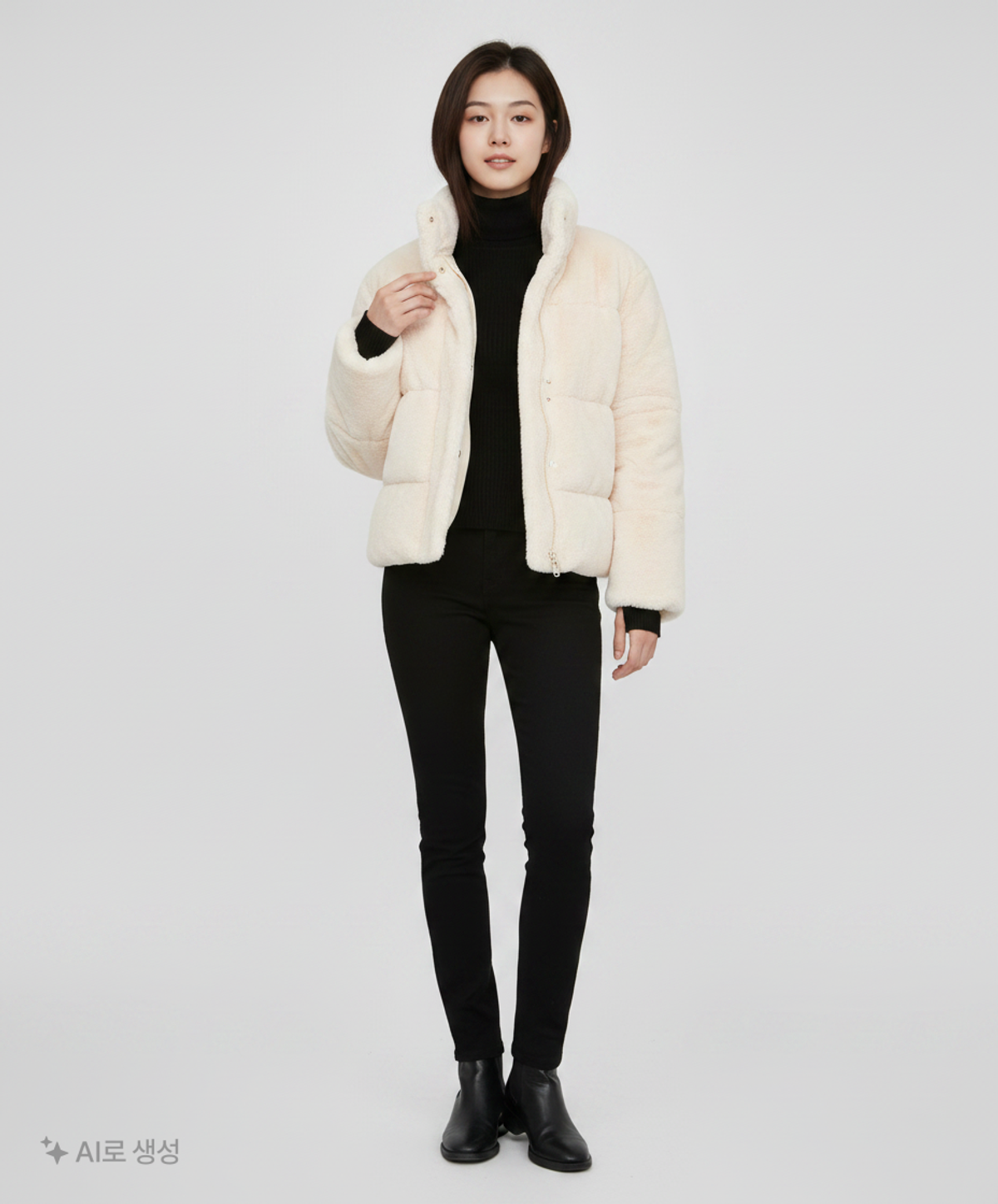 자라(ZARA) 무스탕/퍼 S