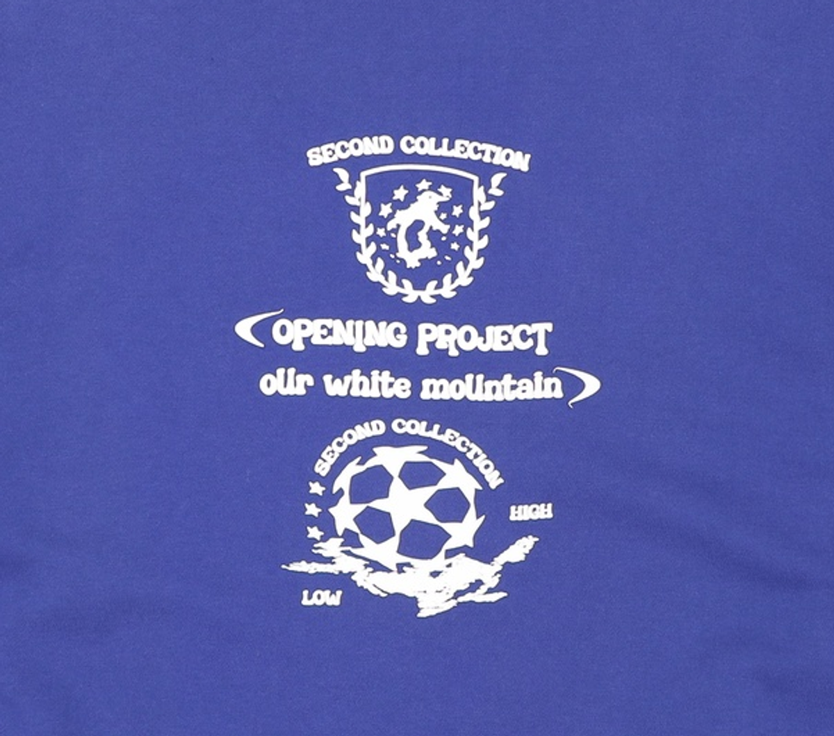 오프닝프로젝트(OPENING PROJECT) Team Play Sweatshirt - Cobalt Blue 2