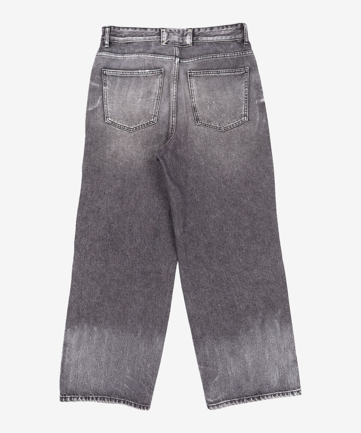 메종미네드(MAISON MINED) ISLAND SQUARE PATCH DENIM PANTS BLACK 50