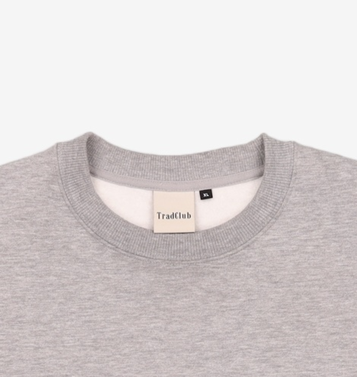 트래드클럽(TRADCLUB) 베이직 기모 스웨트 오버 맨투맨 XL
